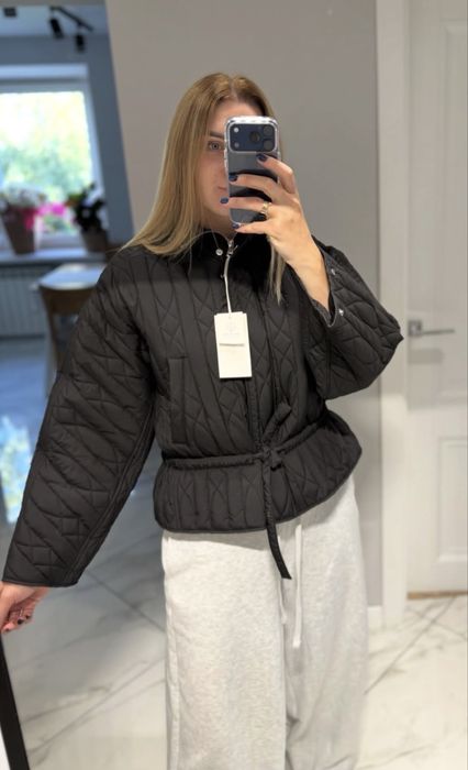 Куртка стьобана Zara, L, XL