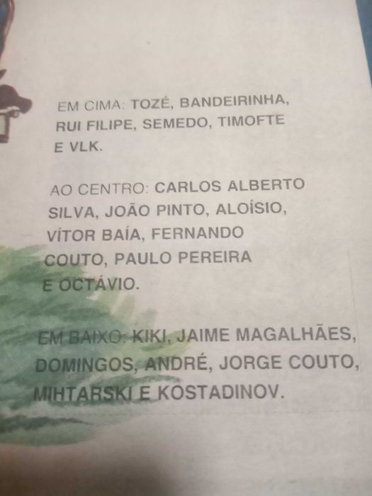 Poster caricaturas FC Porto campeão nacional 91/92