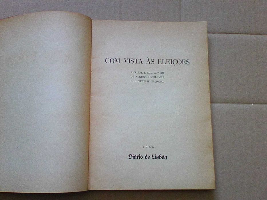 Com Vista às Eleições
