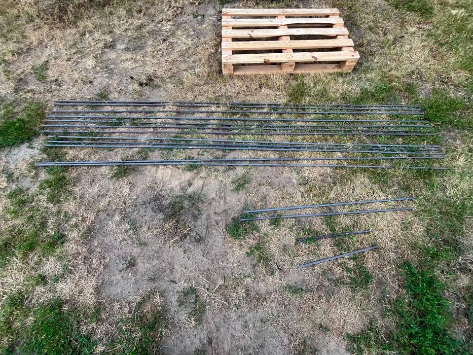 Pręty stalowe ok 3 m grubość 1cm
