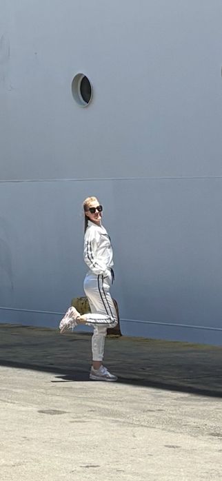 Спортивний костюм білий xs