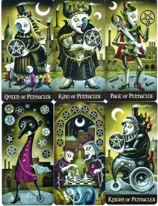 Карта дьявол таро безумной луны