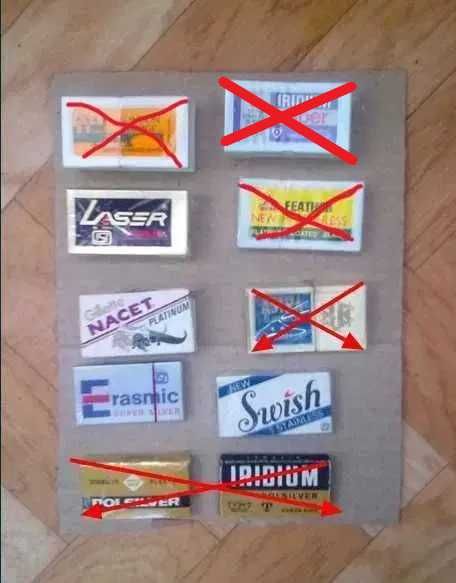 Сменные лезвия для бритья