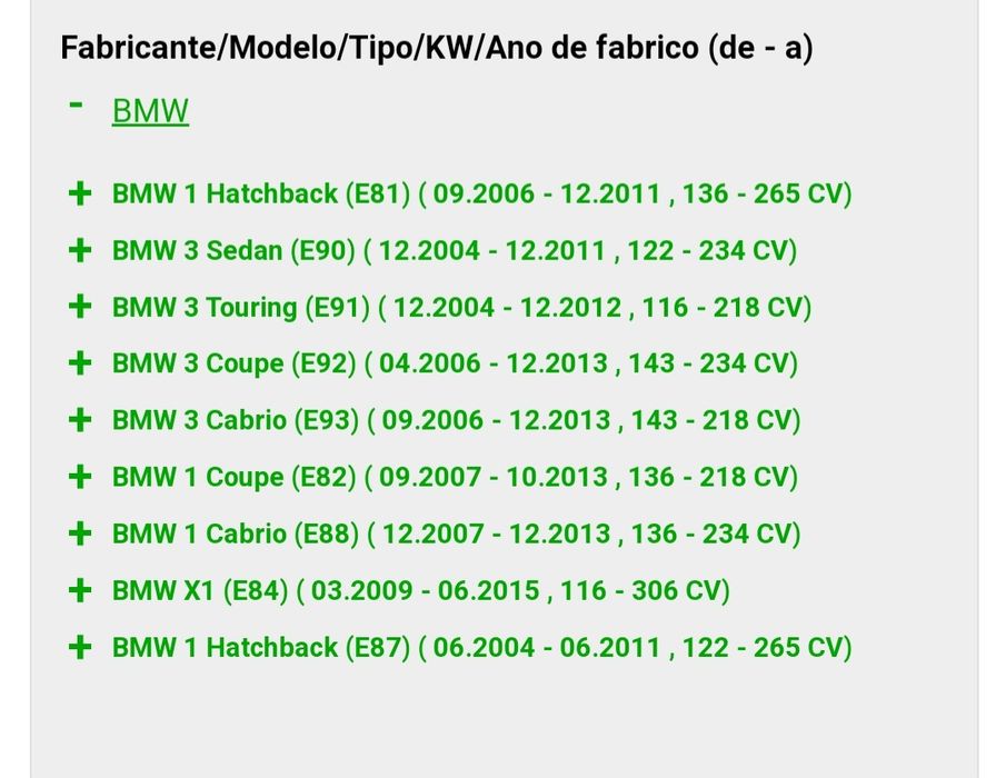 calços cerâmica ATE bmw frente e trás