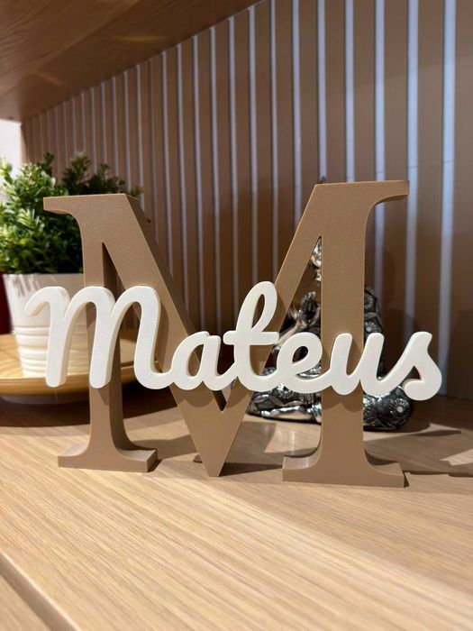Nome Personalizado em Impressão 3D