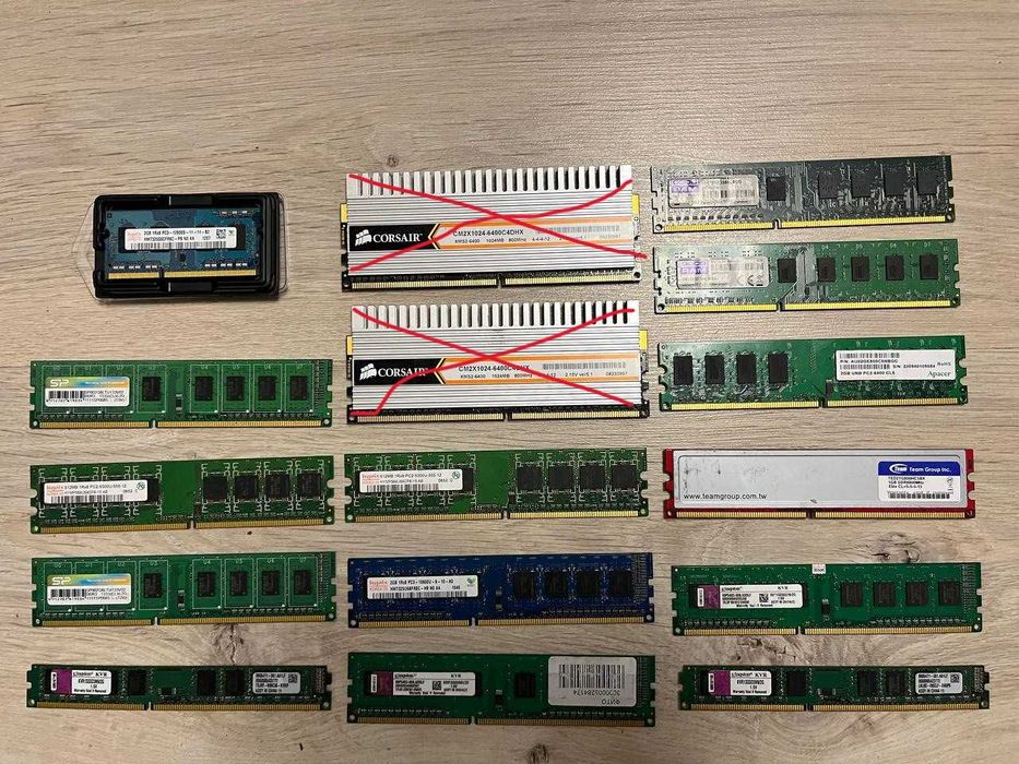 Оперативна пам'ять DDR2, DDR3, 512 MB, 2GB