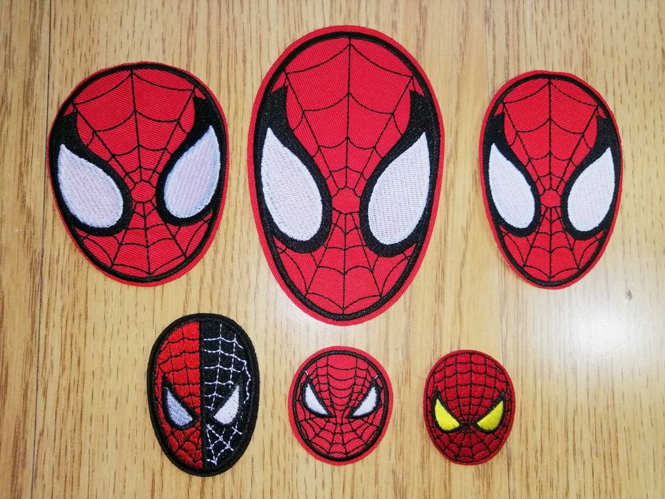 Lote 6 Patch Homem-Aranha