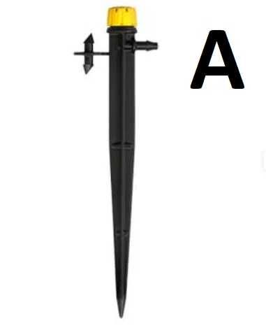 Gotejadores vasos ou jardim com aste-Geolia- Para tubos de 4-6 mm