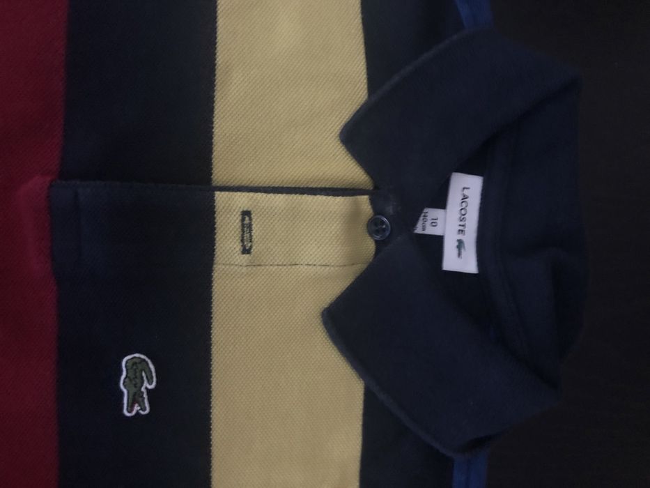 2 polos lacoste 10 anos