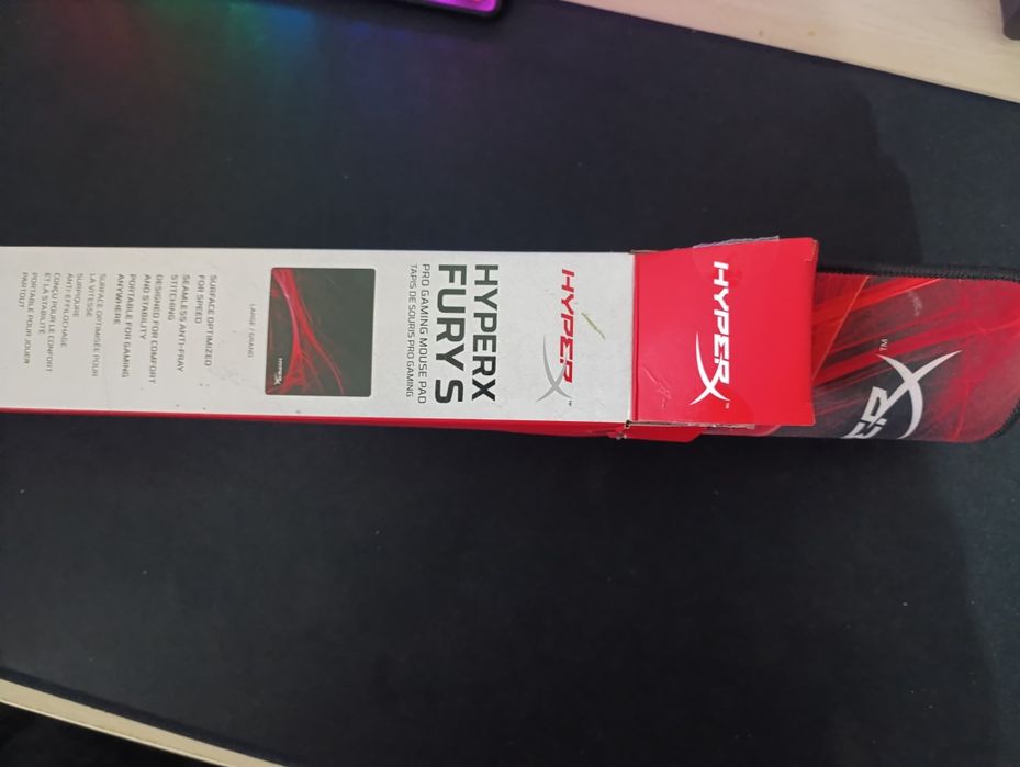 Tapete rato hyperx fury s