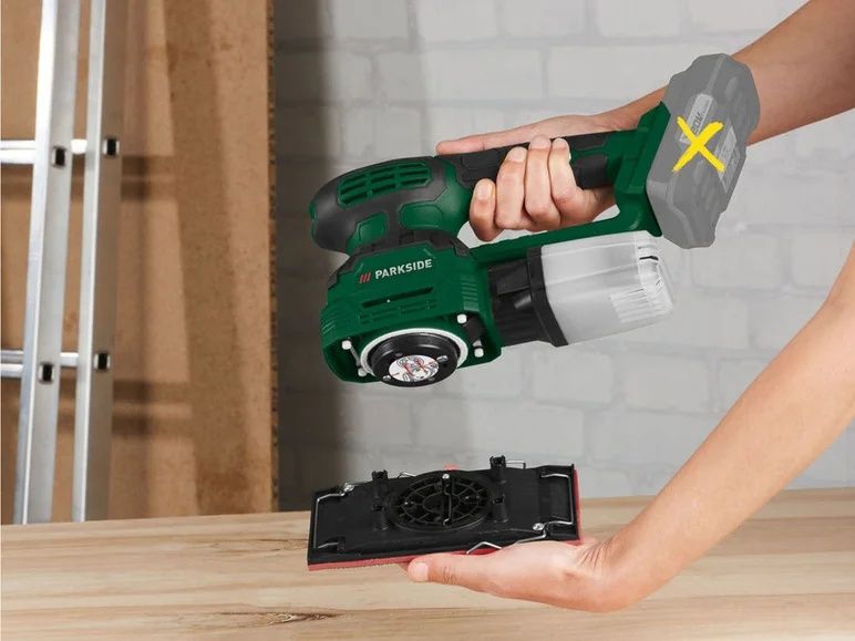 PARKSIDE Акум мультишліфувальна машина 20 В PMSA 20-Li A/орбітал/ексце