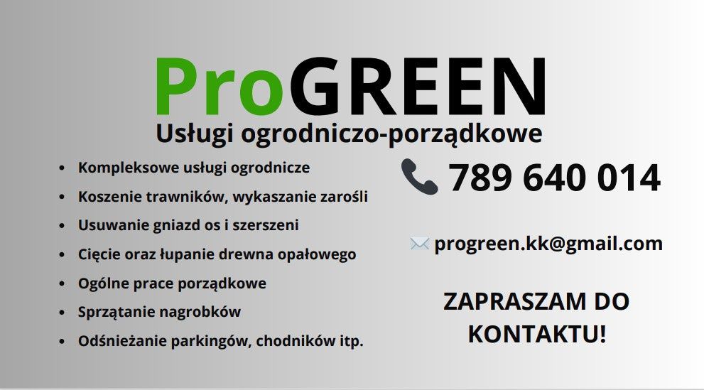 Usługi ogrodniczo-porządkowe