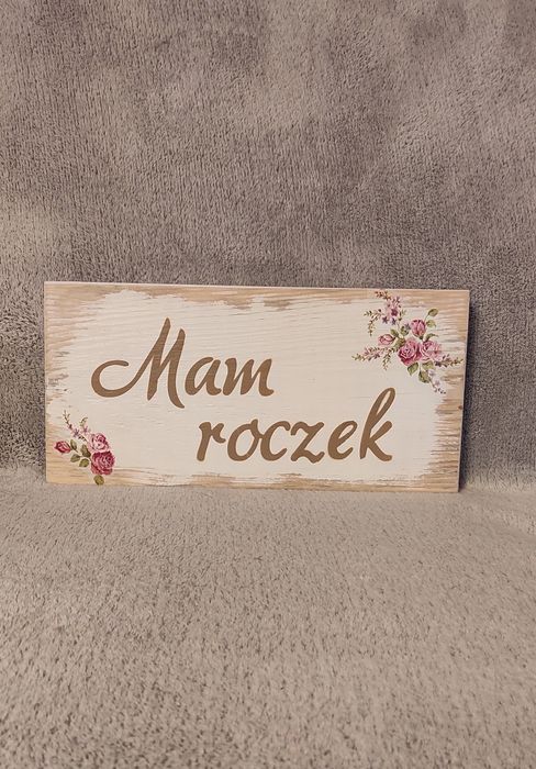 Tabliczka ,,Mam roczek,, - foto