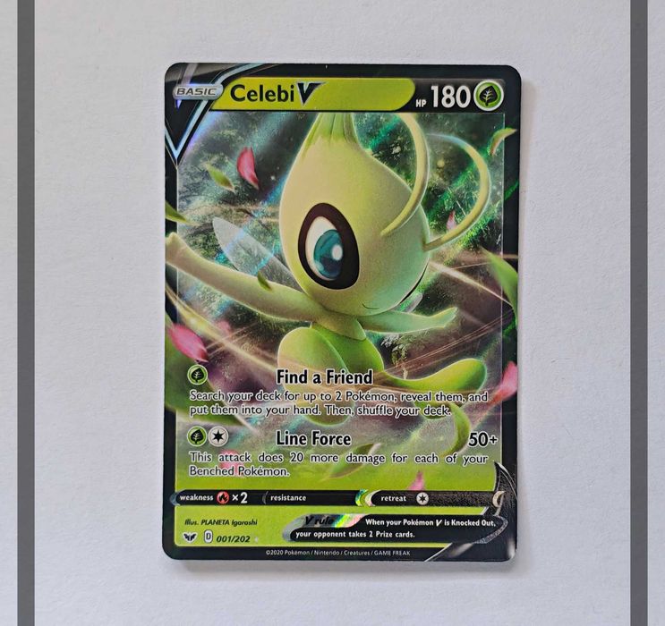 Celebi V 001/202 SSH Pokemon ENG-NM