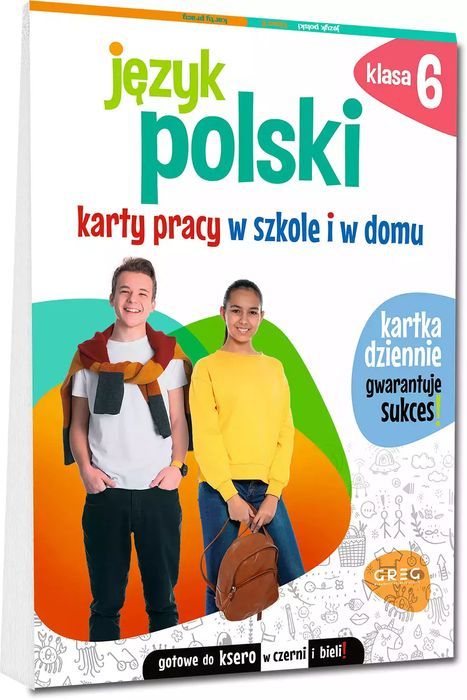 Język polski. Karty pracy w szkole i w domu. Klasa 6. Greg