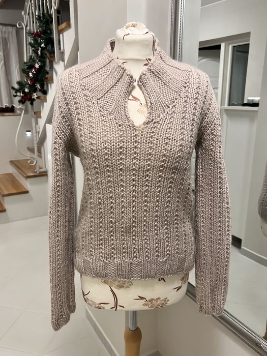 DAY Birger et mikkelsen sweter wełna damski pudrowy róż M 38