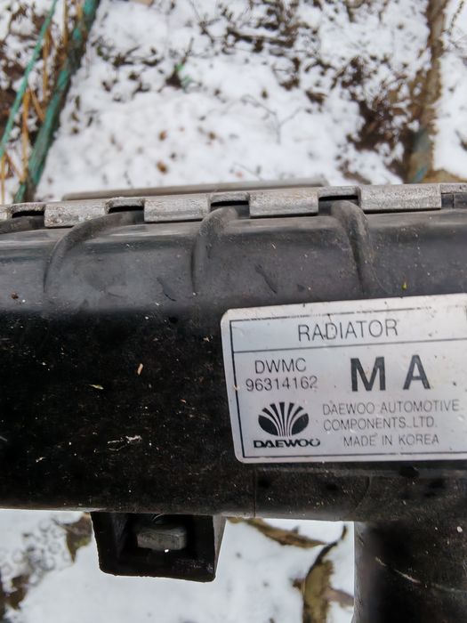 Радиатор Daewoo matiz