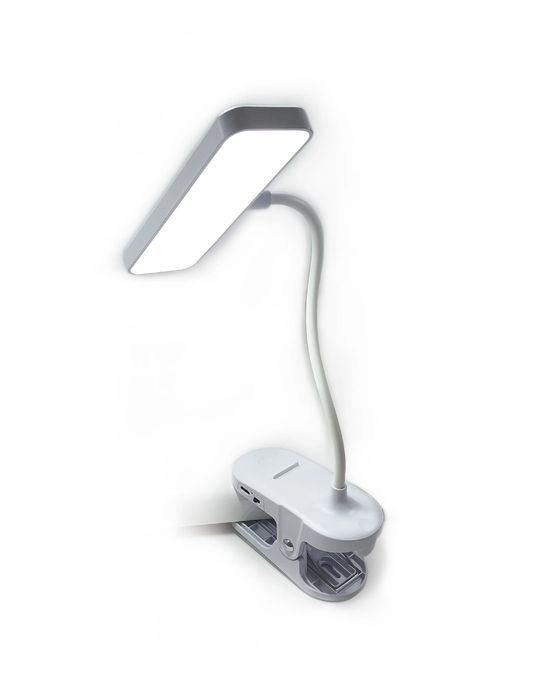 Лампа на прищіпці Li-ion 4000 mAh 16 LED з USB