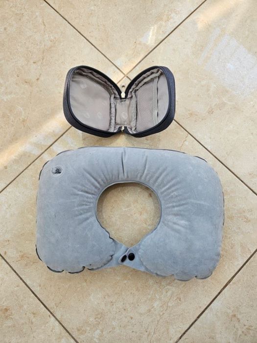 Подушка для подорожей, надувна.