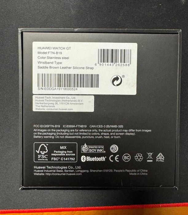 Relógio Digital HUAWEI Modelo FTN-B19