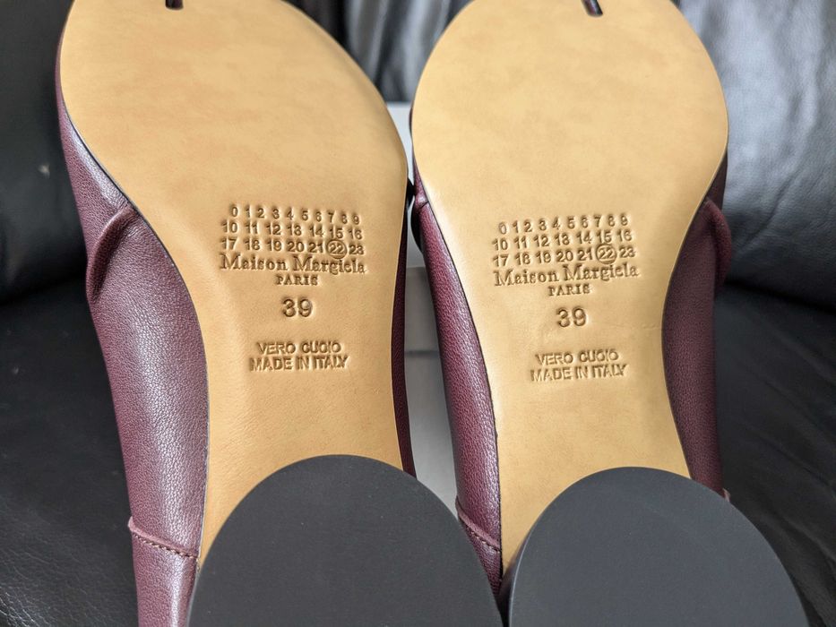 Балетки Maison Margiela Tabi Pump 37,38,39 Бордові