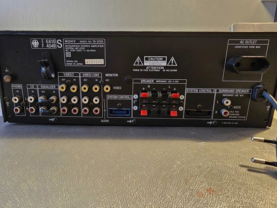 Wzmacniacz Sony LBT D705