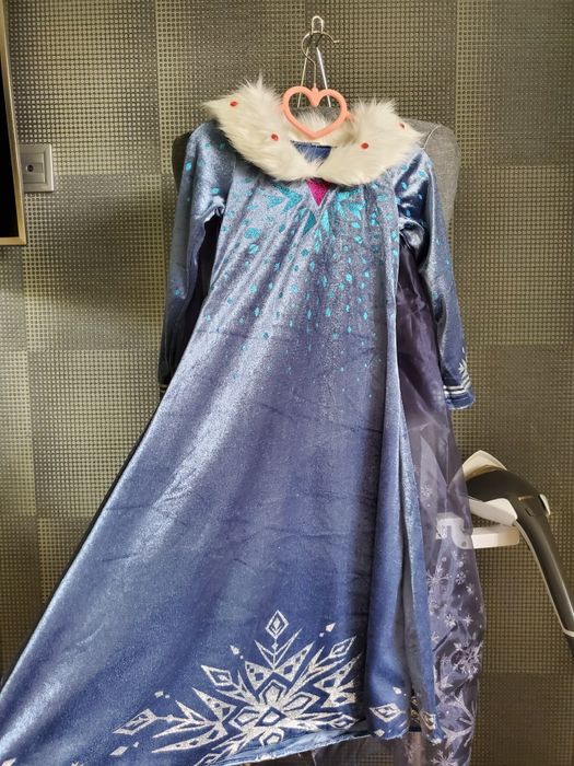 Дитяча новорічна карнавальна сукня Ельза снігова королева сніжинка