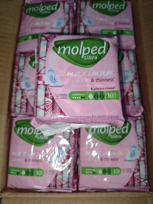 Гигиенические прокладки Molped Ultra Normal - 10 шт. в пачке