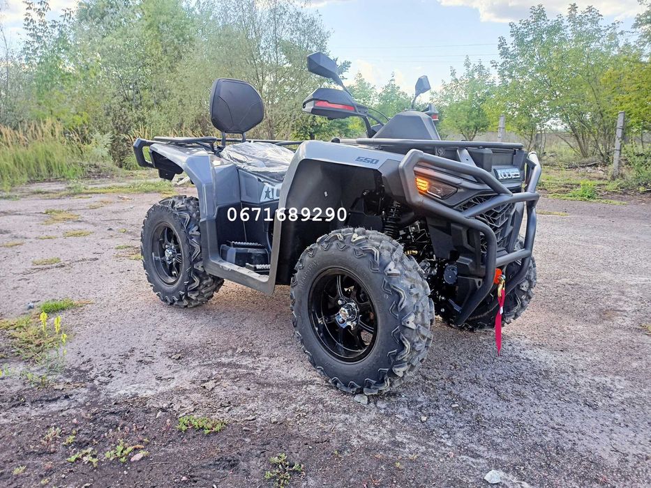 Двомісний квадроцикл Odess ML 550 ATV інжектор 4х4 Лебідка (помаранчевий, сірий) Доставка до самого будинку безкоштовна!