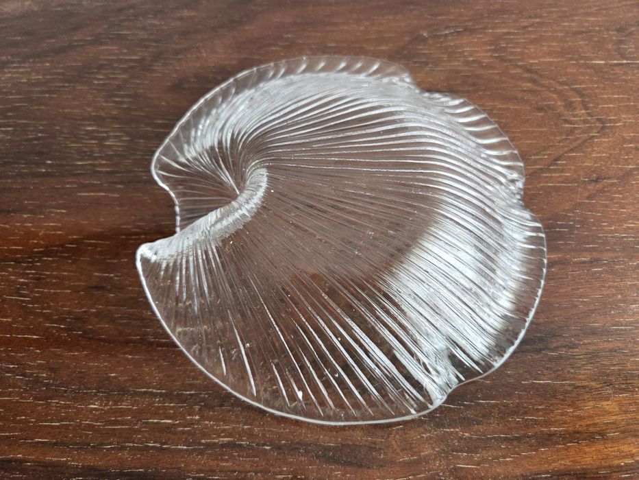 Taça concha vidro vintage