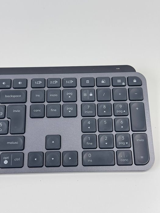 Klawiatura bezprzewodowa Logitech MX Keys S Graphite Italiano QWERTY (920-011575)