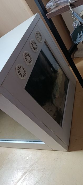 Terrarium 80x40x40 cm + żarówki, mata grzewcza, podłoże