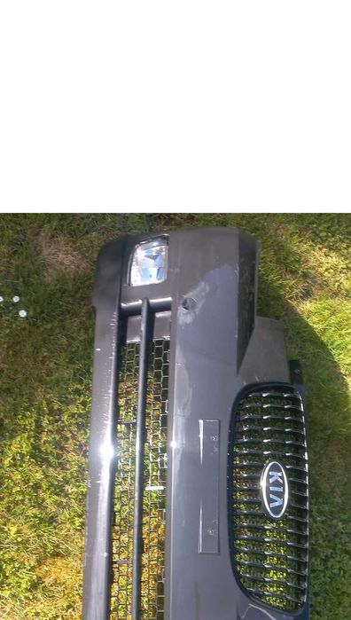 Zdrzak przedni KIA PICANTO 1.1 EX 2007 kompletny stan bardzo dobry czarny mat