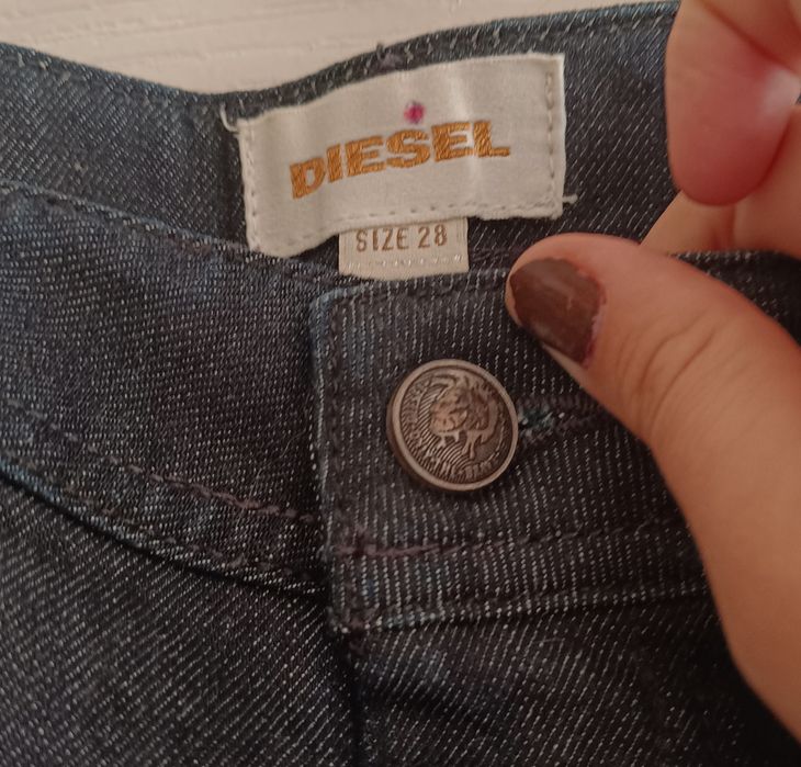 міні спідниця diesel джинсова чорна