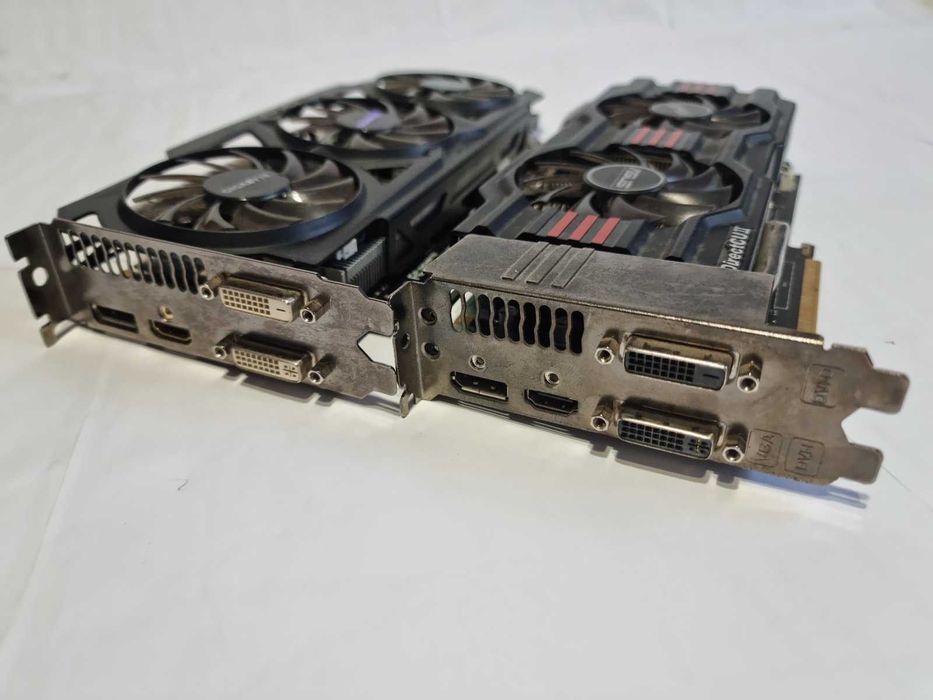 ЛОТ 2 видеокарты GeForce GTX 760 2GB+GeForce GTX 660 Ti Не рабочие!