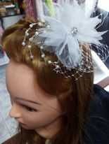 Nowy stroik ślubny w woalką