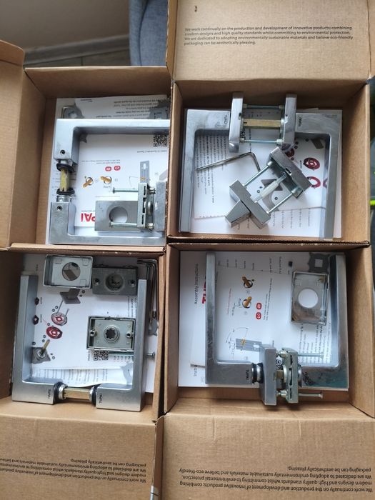 Klamki Tupai solidne ciężkie