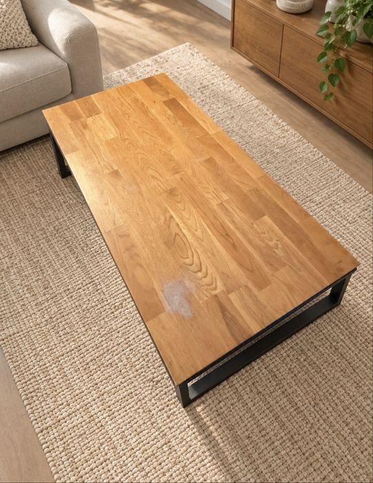 Mesa de centro estilo industrial