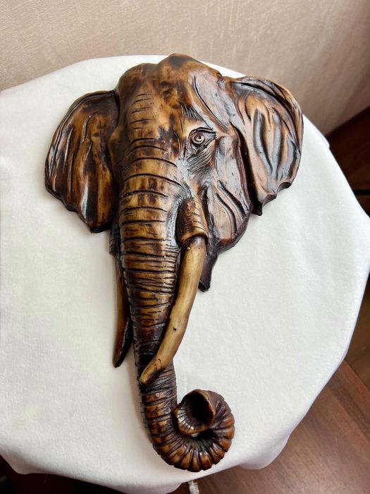 Настінний декор голова Слона