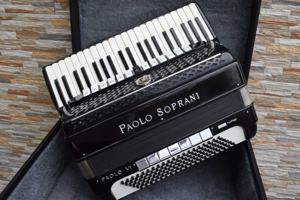 Acordeao Paolo Soprani 4 Voz 120 Baixos,N 330