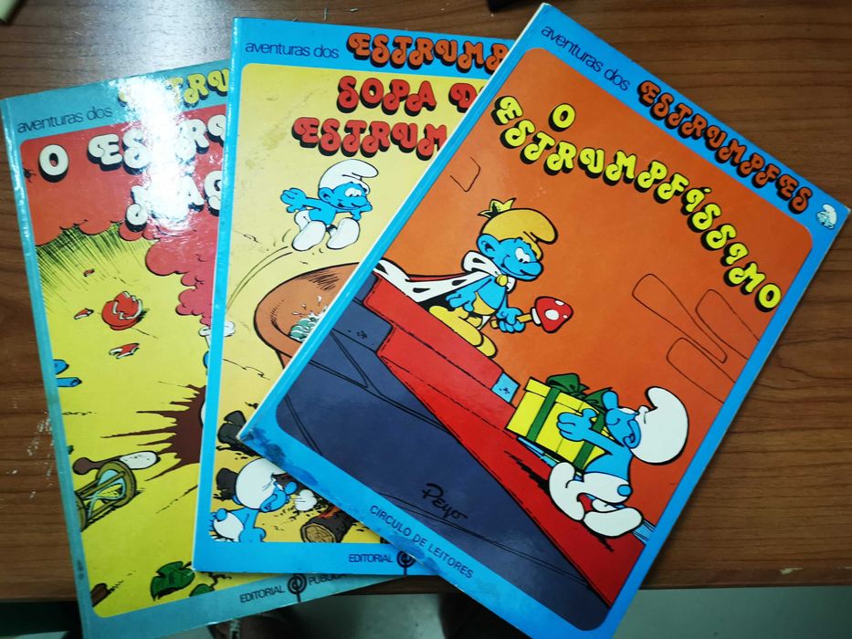 Os Estrumpfes - 3 livros