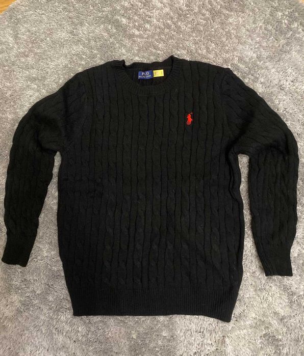 Sweter Ralph Lauren Polo czarny rozmiar M