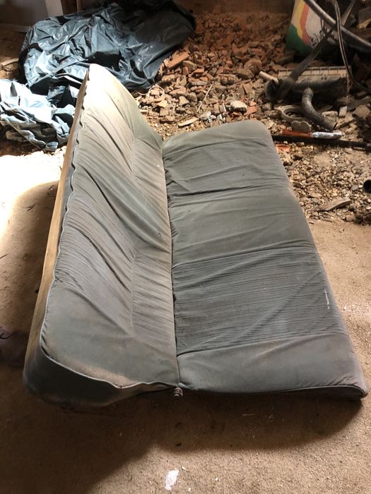 Para-choques frente e banco traseiro vw golf mk1