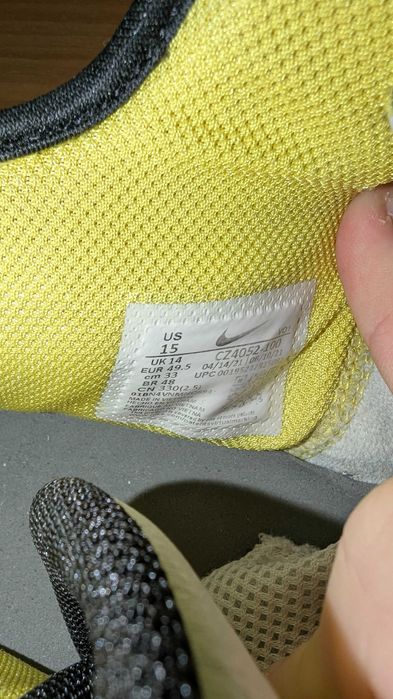 Кросівки Nike Lebron Witness 6 розмір 49.5 EU (33 см)