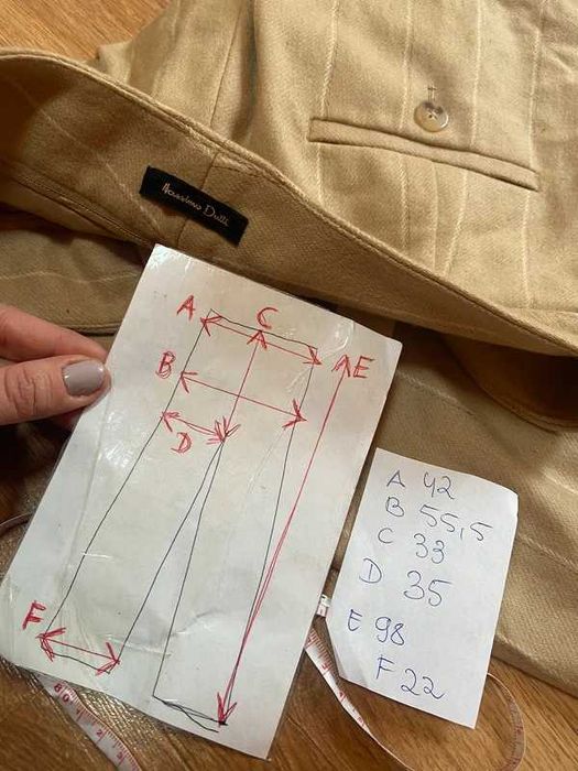 Spodnie proste 40 42 xl massimo dutti paski   7/8 cygaretki