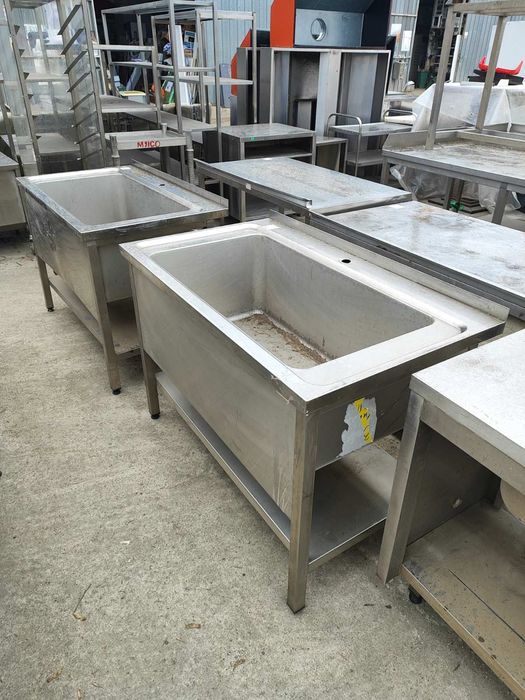 Стол - мойка из нержавейки