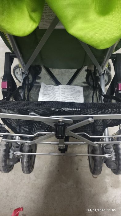 Carrinho bengala pré Natal com cesto