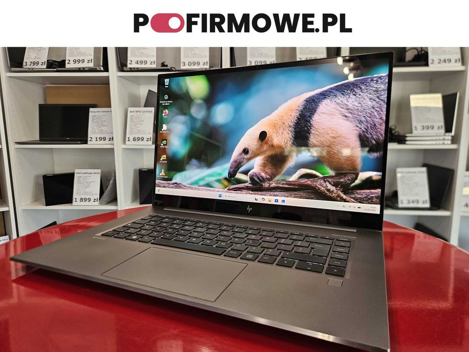 Dotykowy Laptop HP ZBook Studio G8 15" 4K i9-11950H 32GB RAM 1TB SSD Nvidia RTX A2000 4GB Win11 Pro Faktura 23% Vat Gwarancja 12 Miesięcy PoFirmowe.pl