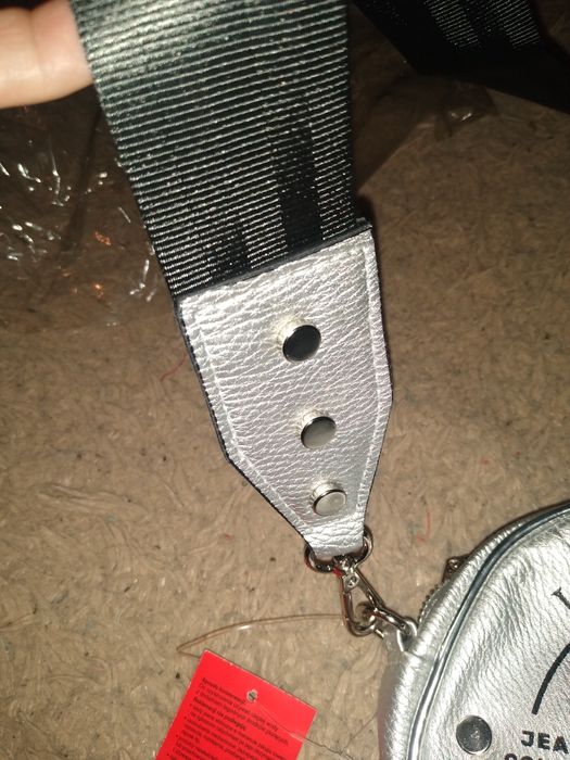 Torebka okrągła srebrna