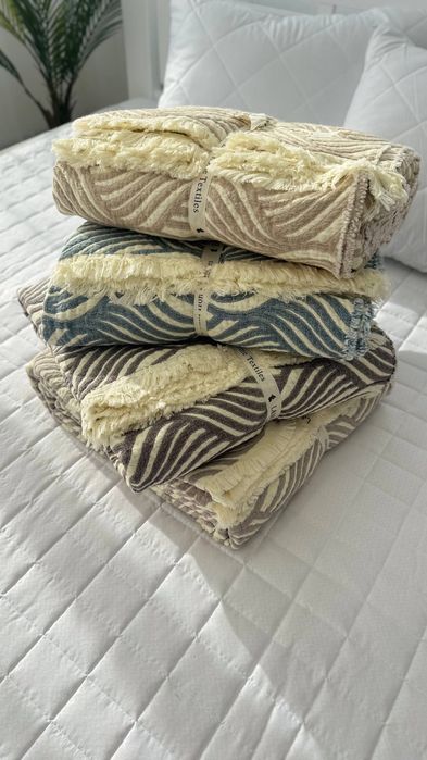 Муслінове органічне покривало на ліжко євро муслиновое покрывало